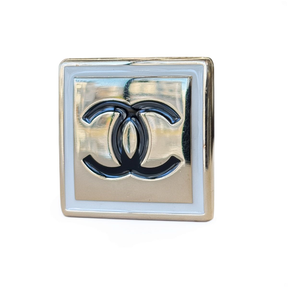 【中古】 シャネル ブローチ ゴールド ココマーク スクエア CHANEL B21B （4652