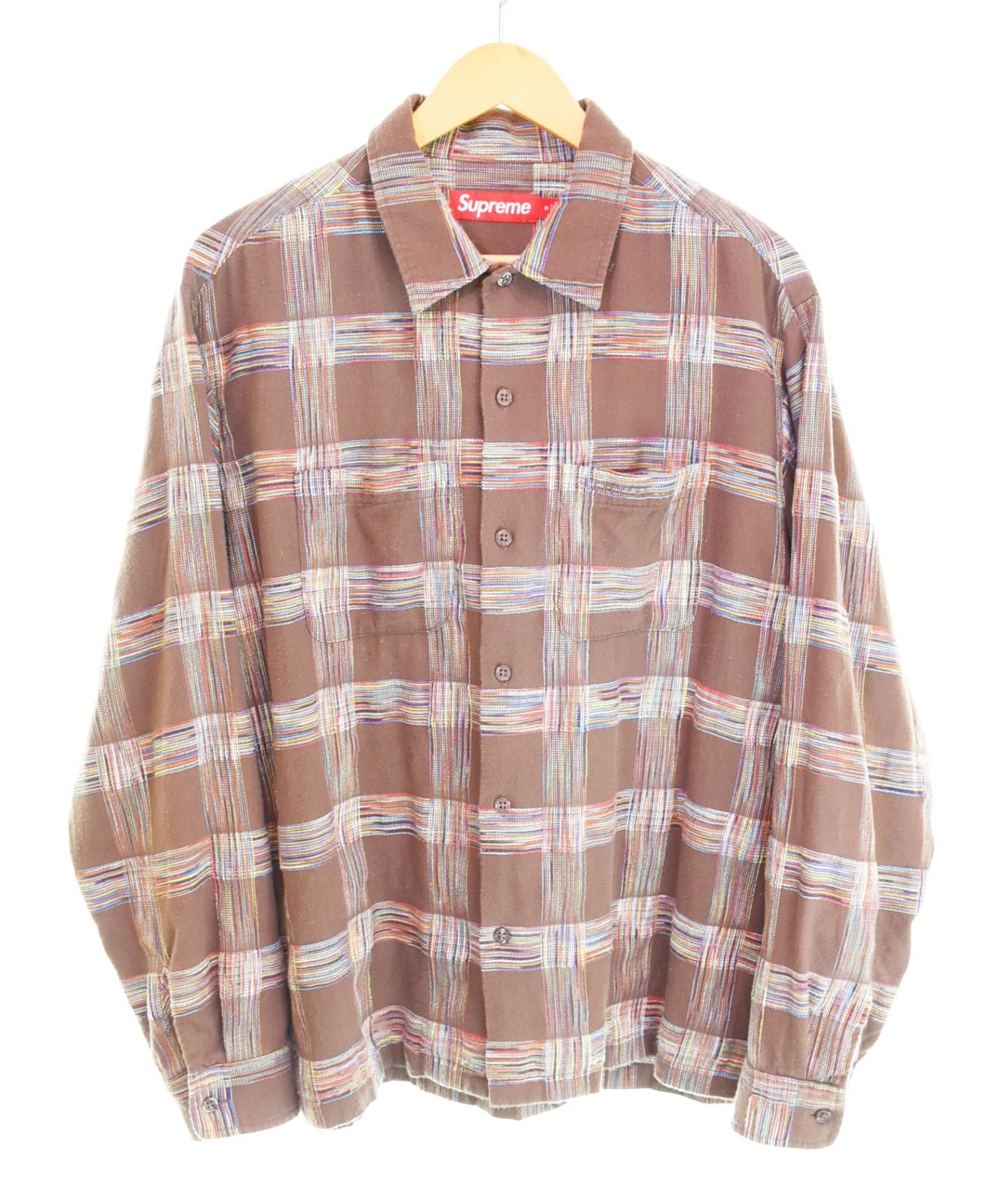 シュプリーム SUPREME 23AW Woven Plaid Long Sleeve Shirt ウーブン