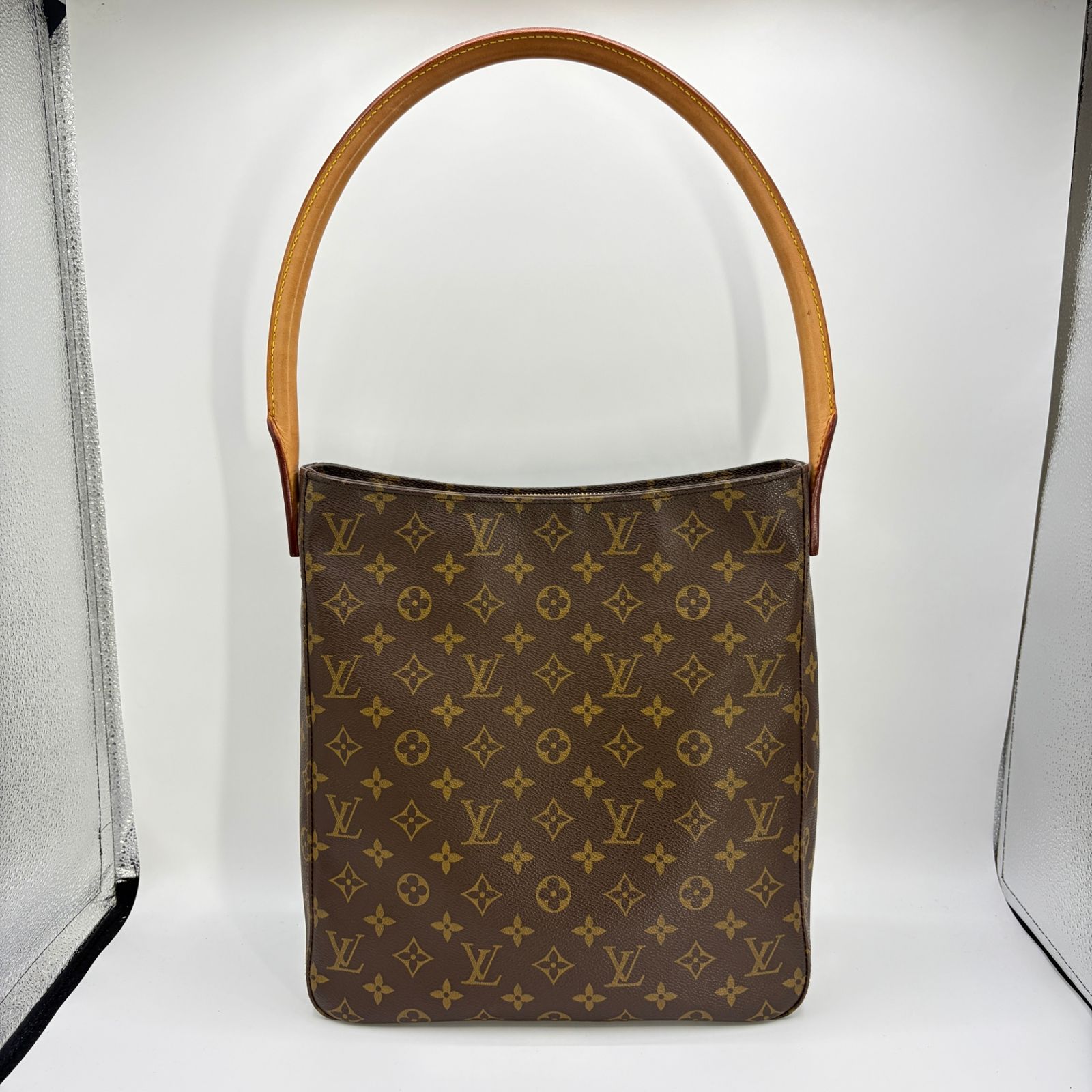美品】 LOUIS VUITTON モノグラム ルーピングGM M51145 ルイヴィトン 