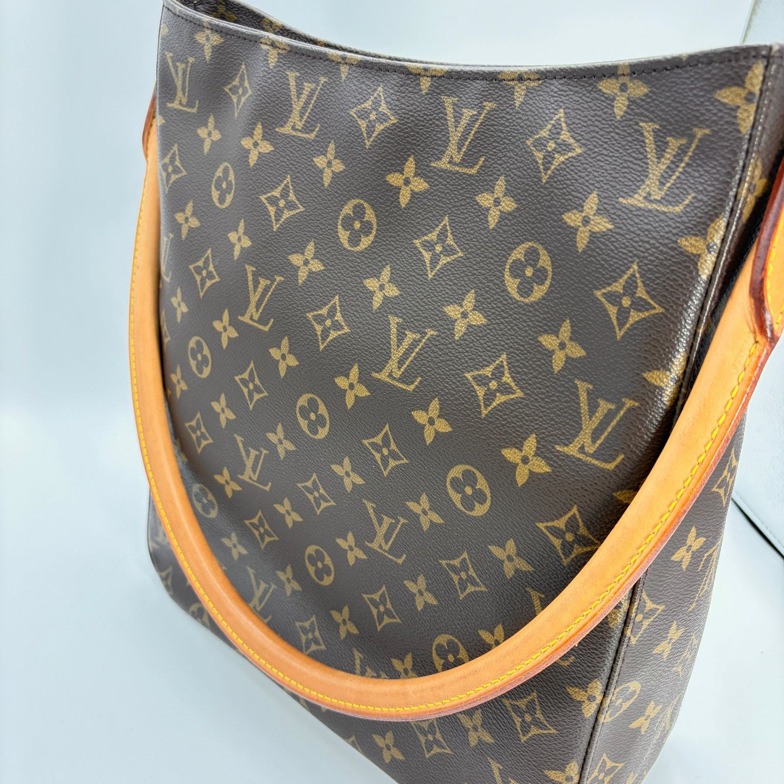 美品】 LOUIS VUITTON モノグラム ルーピングGM M51145 ルイヴィトン 