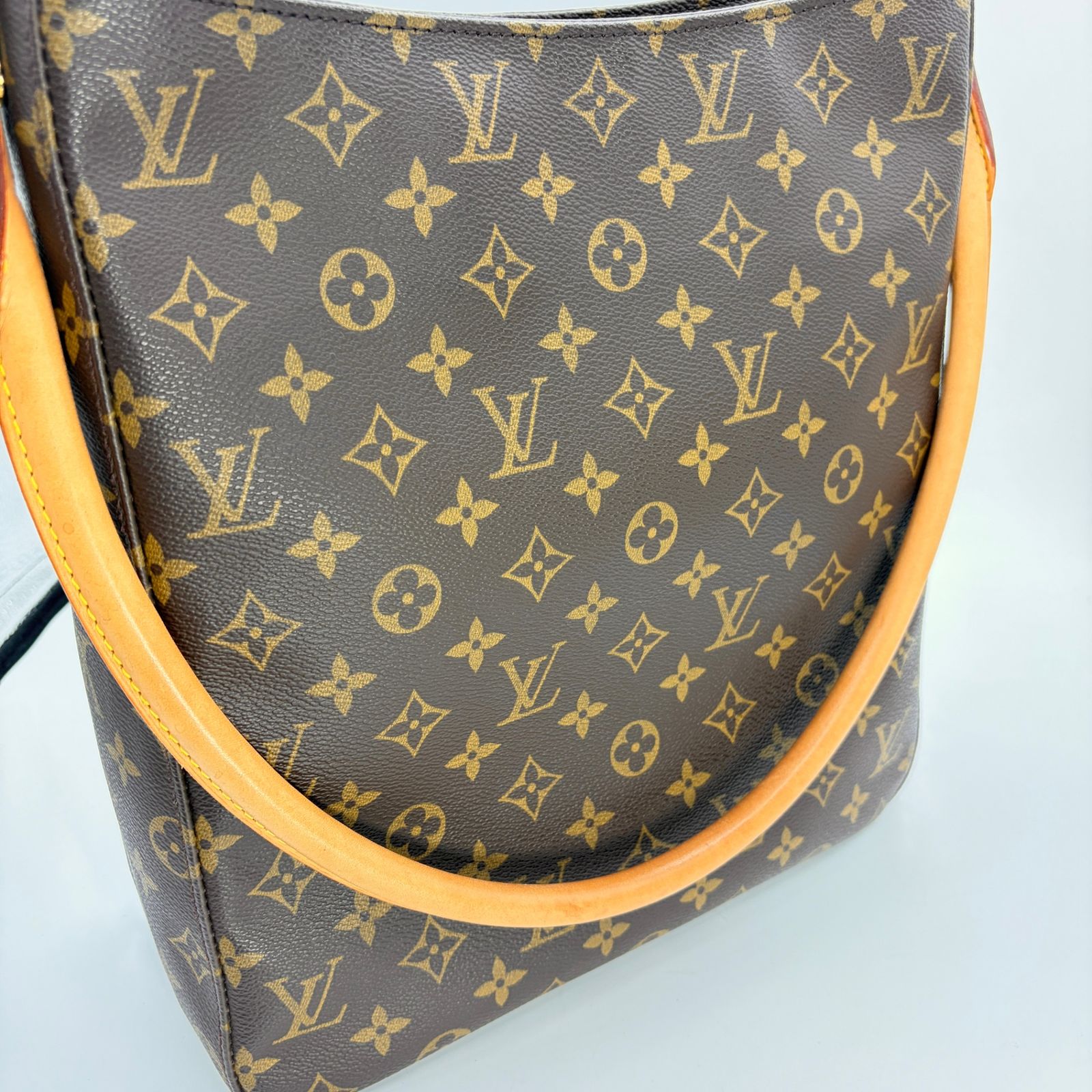 美品】 LOUIS VUITTON モノグラム ルーピングGM M51145 ルイヴィトン 