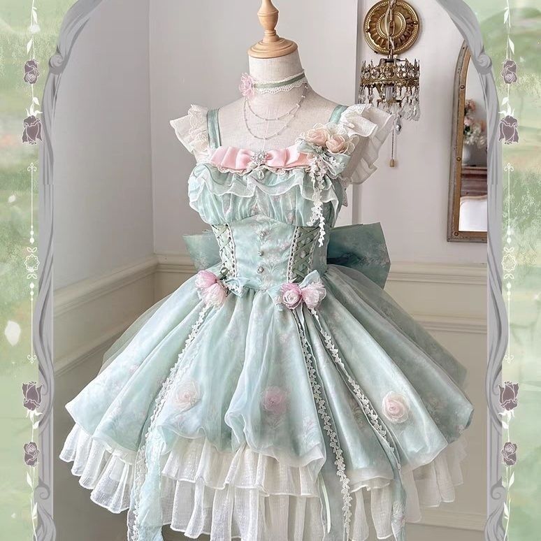 ロリータファッション ゴシック ロングドレス