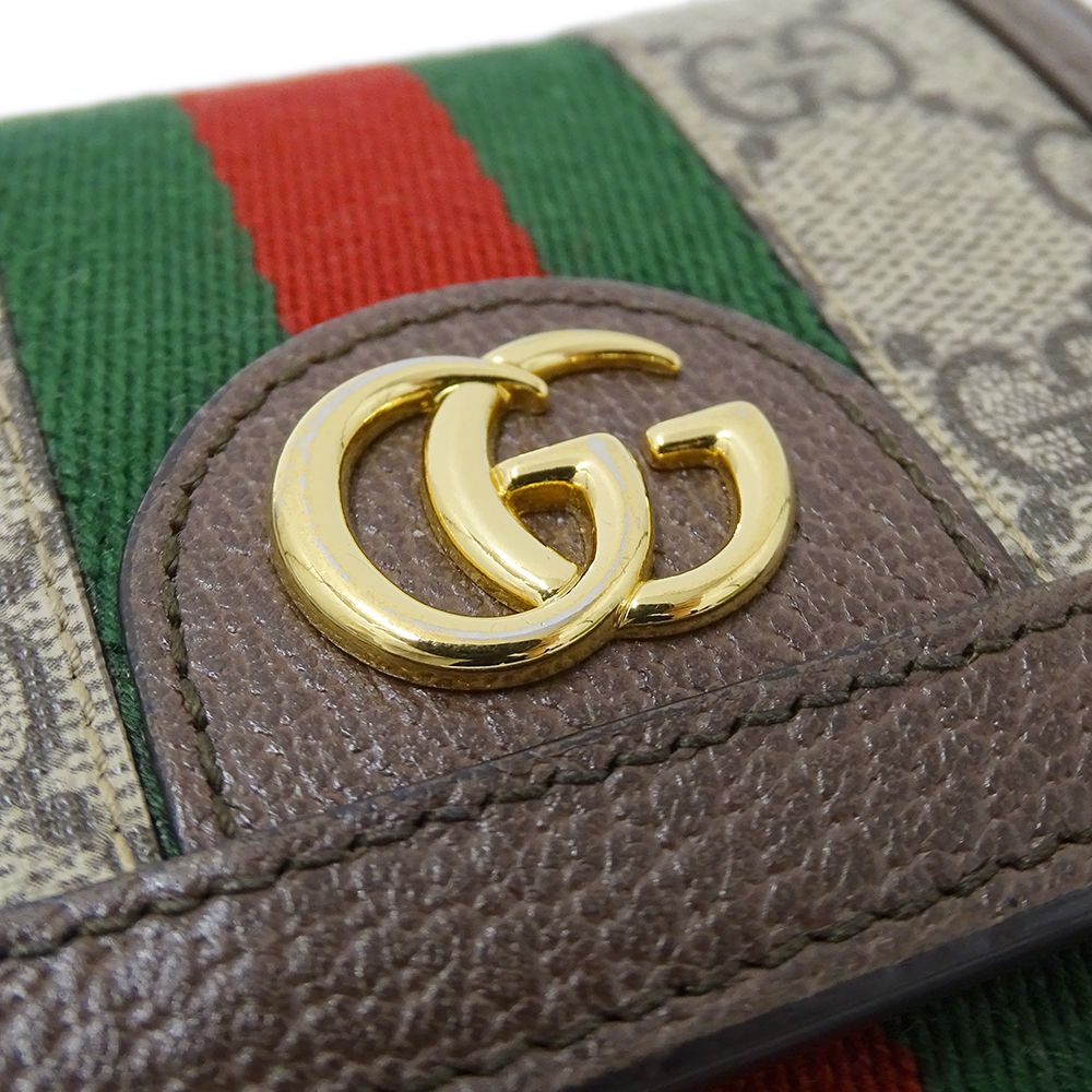 グッチ GUCCI 財布 レディース ブランド 二つ折り財布 オフィディア GG
