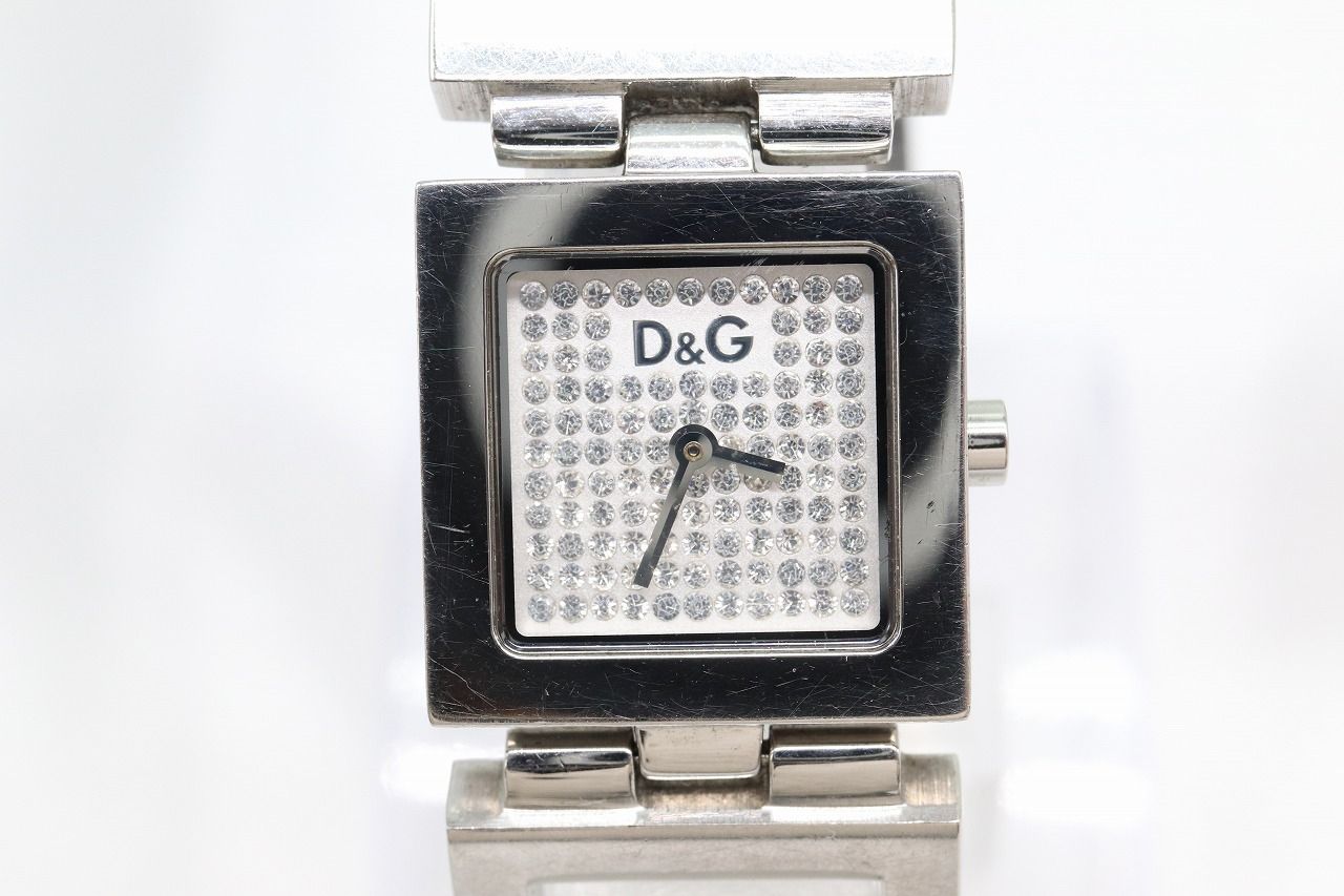W304-59】動作品 電池交換済 D&G DOLCE&GABBANA TIME ドルチェ