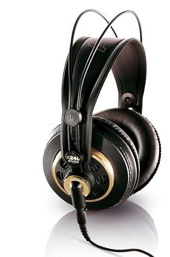 AKG 有線 セミオープン型ヘッドホン スタジオモニター K240S【国内正規品】 ブラック