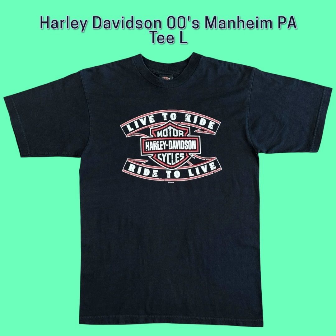 Harley Davidson 00's Manheim PA Tee L