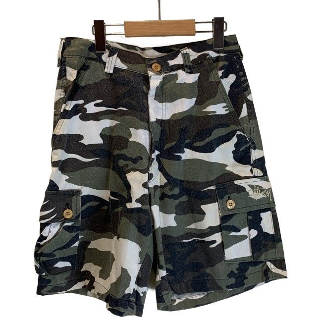 STUSSY 90s old stussy 迷彩ショートパンツ 中古】 STUSSY OLD STUSSY ハーフパンツ 90s vintage 90年代 OLD