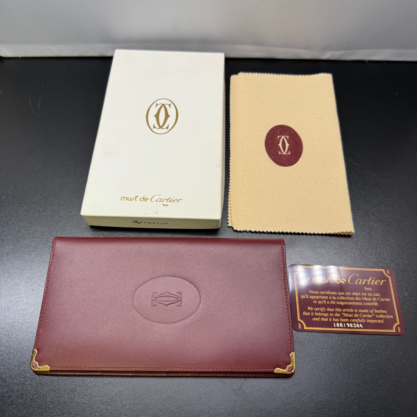 カルティエ マストライン 長財布 B26050048 - メルカリ