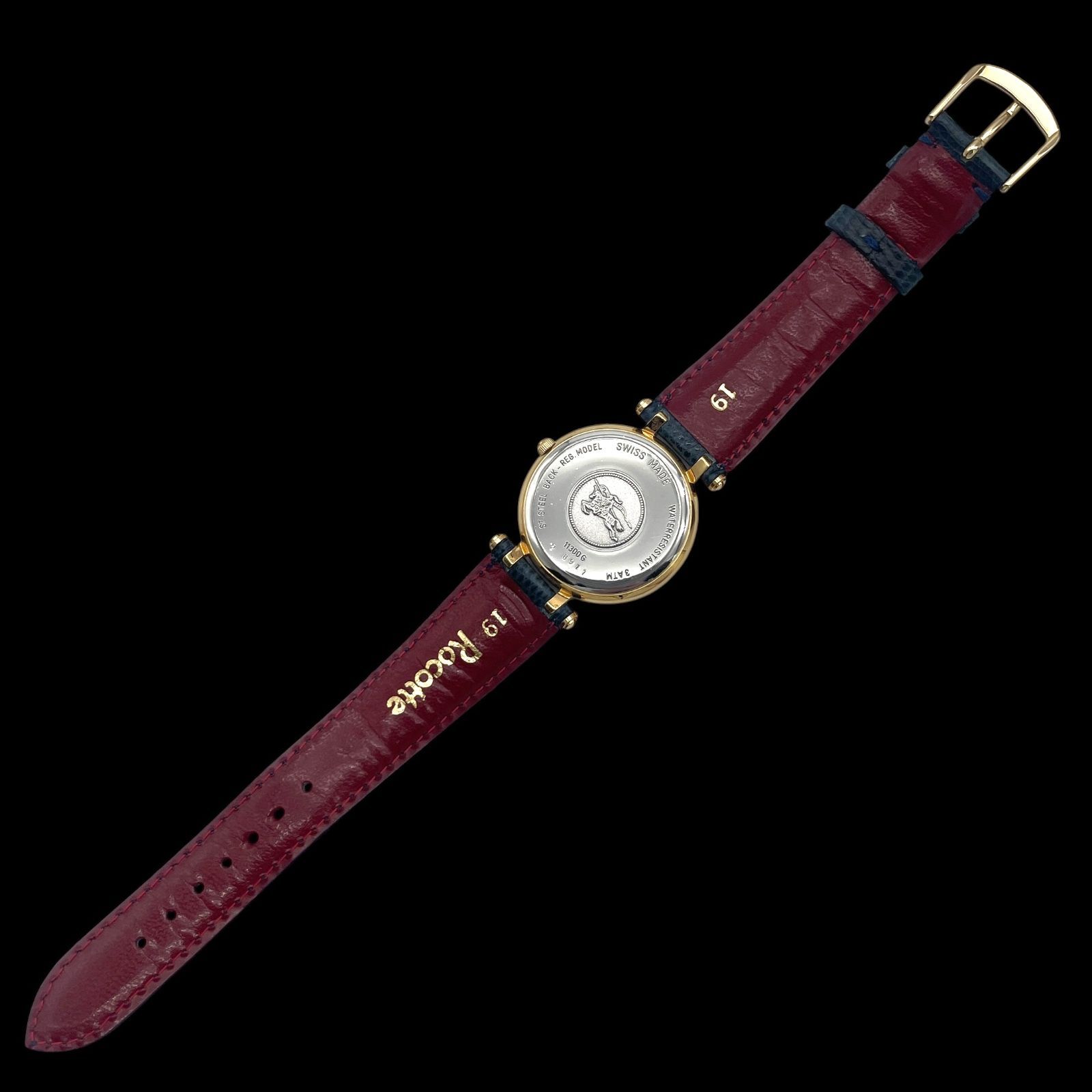 稼働品 BURBERRY バーバリー レディース腕時計 11300G ホースロゴ