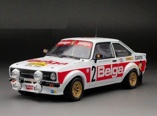 新品 SUNSTAR 1/18 フォード エスコート RS1800 1979年 ラリー デュ