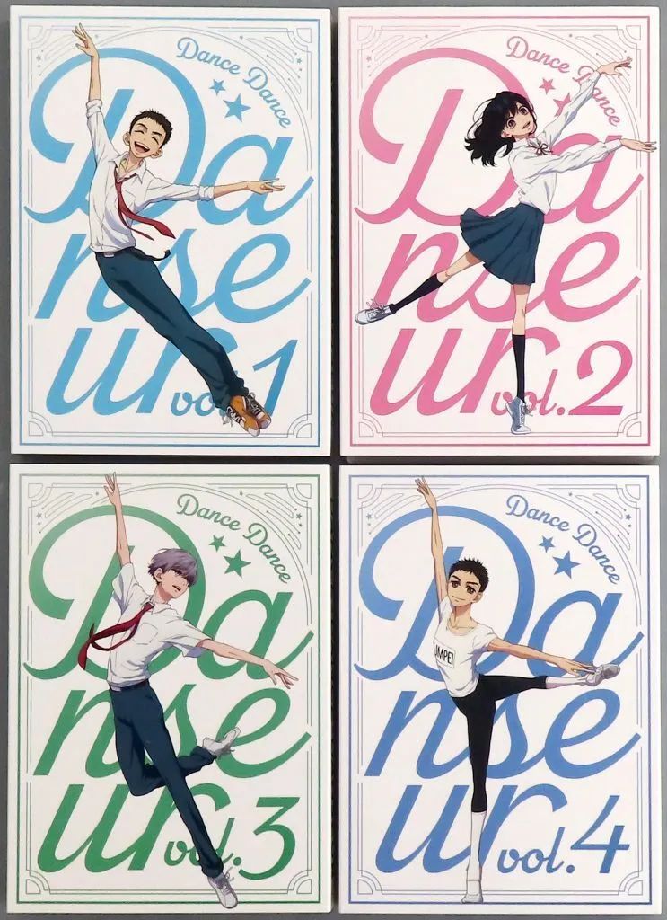 【中古】アニメBlu-ray Disc ダンス・ダンス・ダンスール 全4巻セット