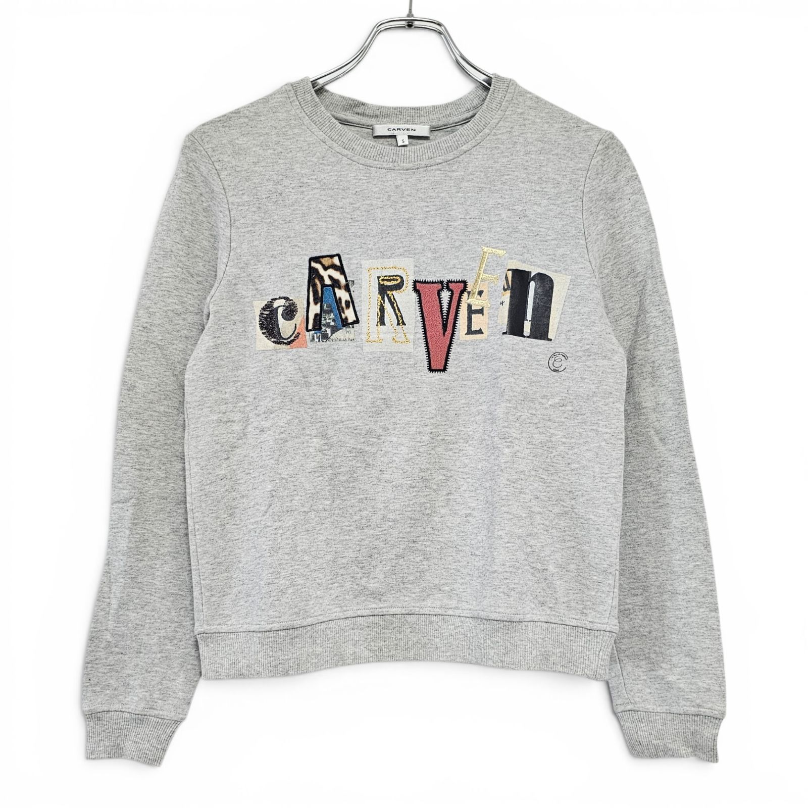 CARVEN カルヴェン グレー レディース トップス 長袖 トレーナー 
