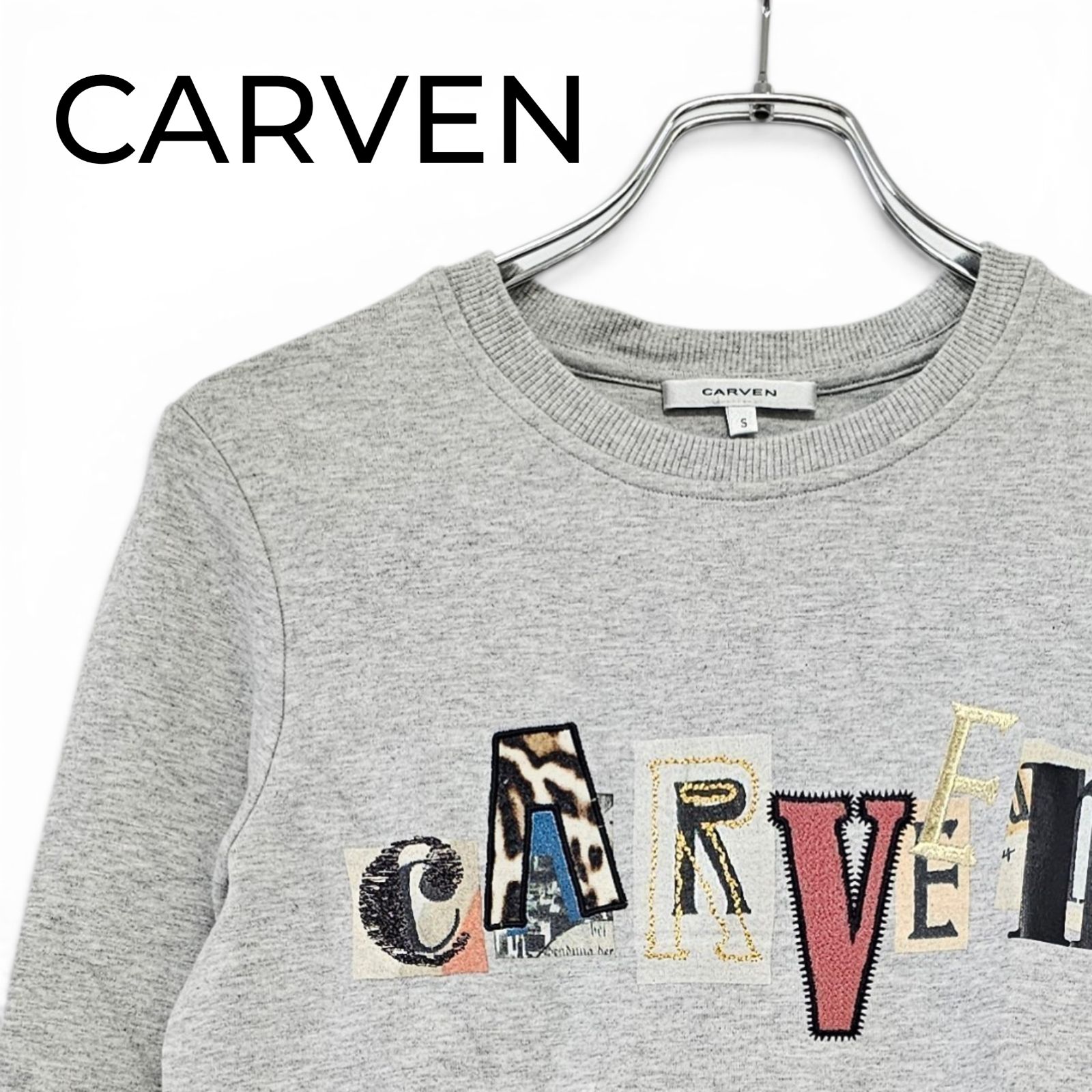 CARVEN カルヴェン グレー レディース トップス 長袖 トレーナー 