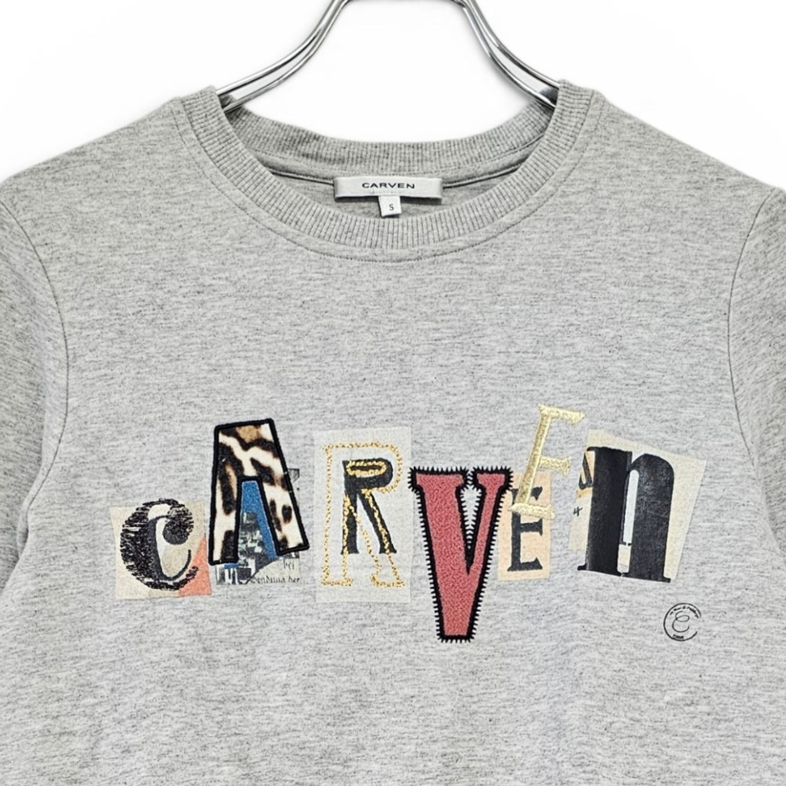 CARVEN カルヴェン グレー レディース トップス 長袖 トレーナー 