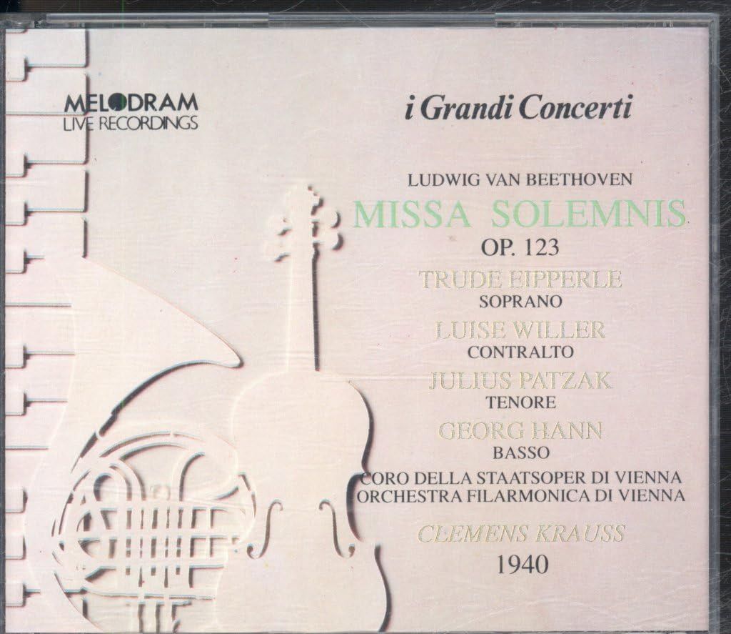 【CD】Missa Solemnis