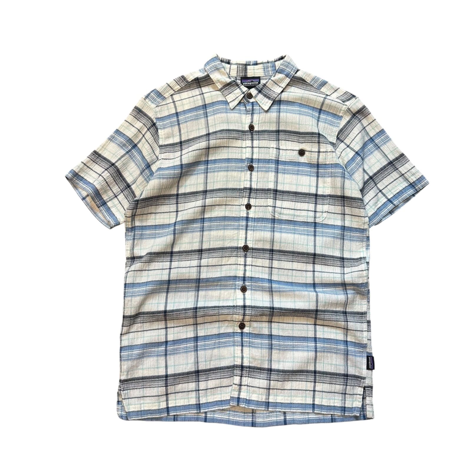 Patagonia a\c shirt seersucker パタゴニア　シアサッカー　半袖　シャツ