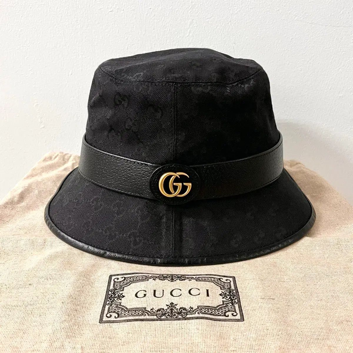 未使用/正規品 グッチ GUCCI GG バケットハット ブラック SALE，安い