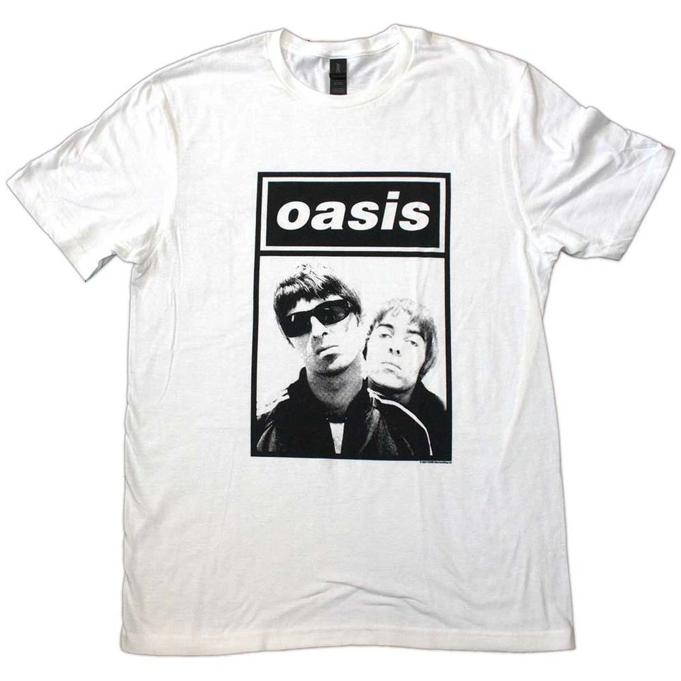 OASIS オアシス Noel & Liam Boxed Photo フォトプリントTシャツ バンT
