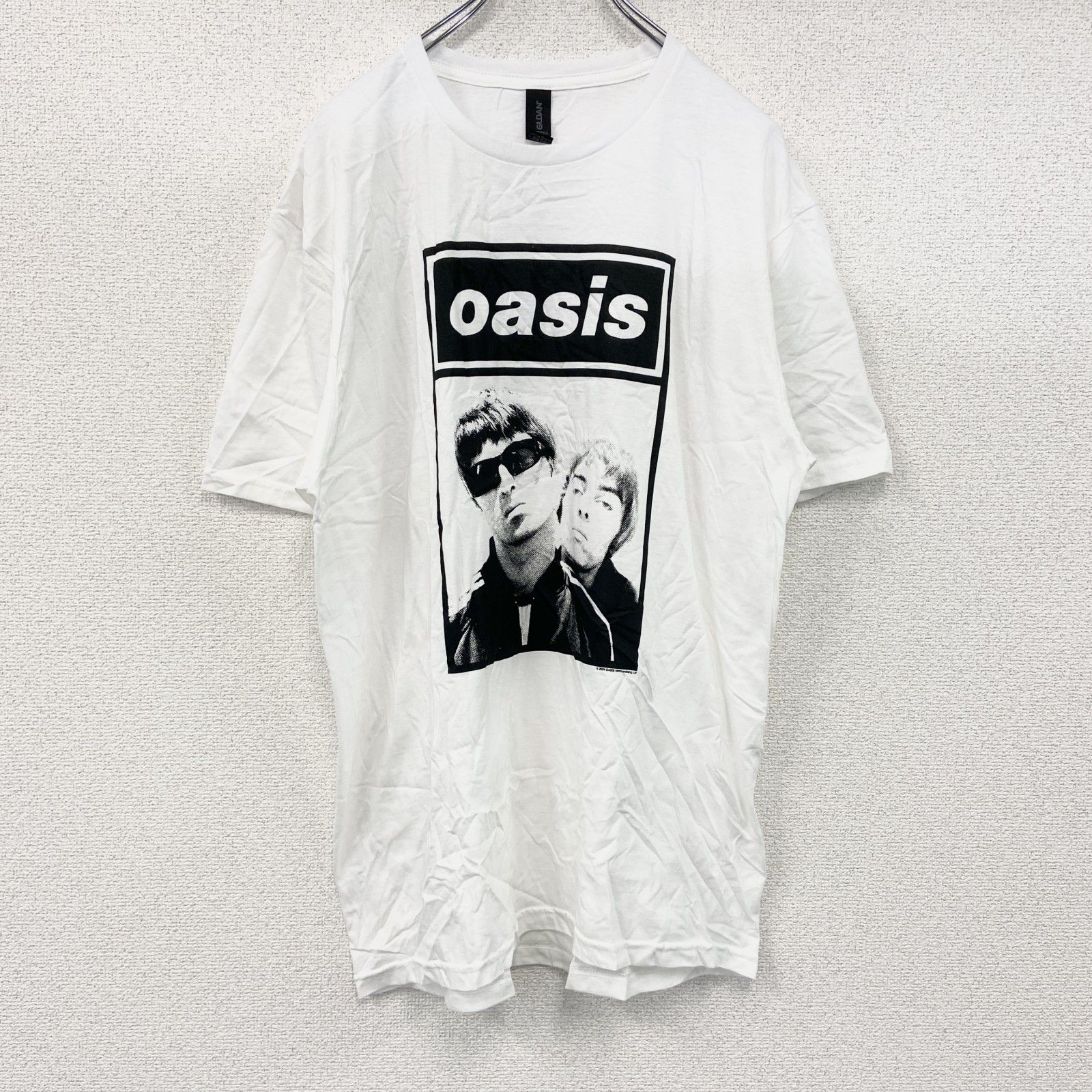 oasis ノエル＆リアム 72時間限定限定フォトTシャツ Lサイズ dragtrain_oasis-noelliam