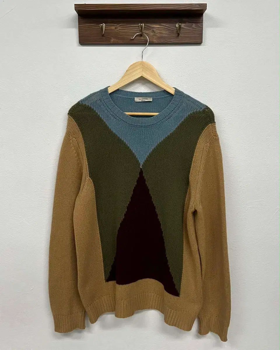M Valentino メンズ カシミア クルーネック ニット