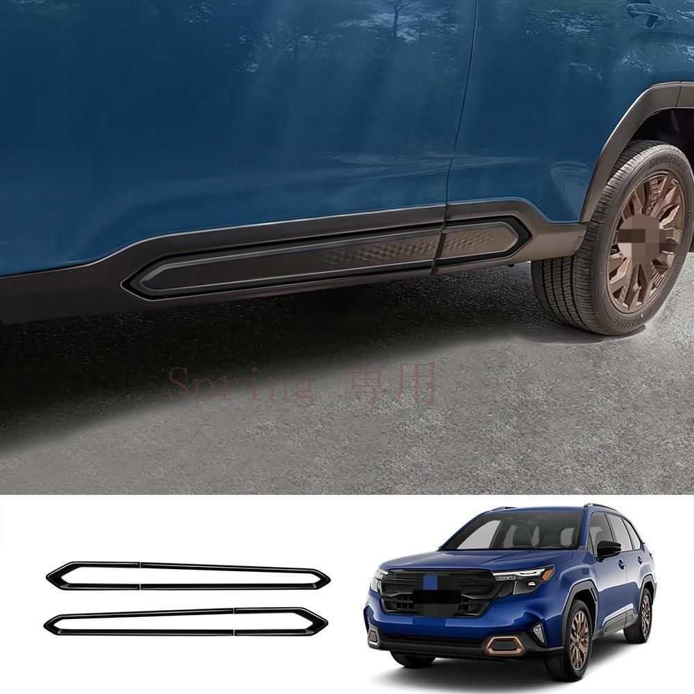 25年モデル SUBARU FORESTER サイドスカートモール【ブラック?レッド?ゴールド】4点セット ABS製 車両外装パーツ 左右ハンドル対応ZX09 F 7,798円