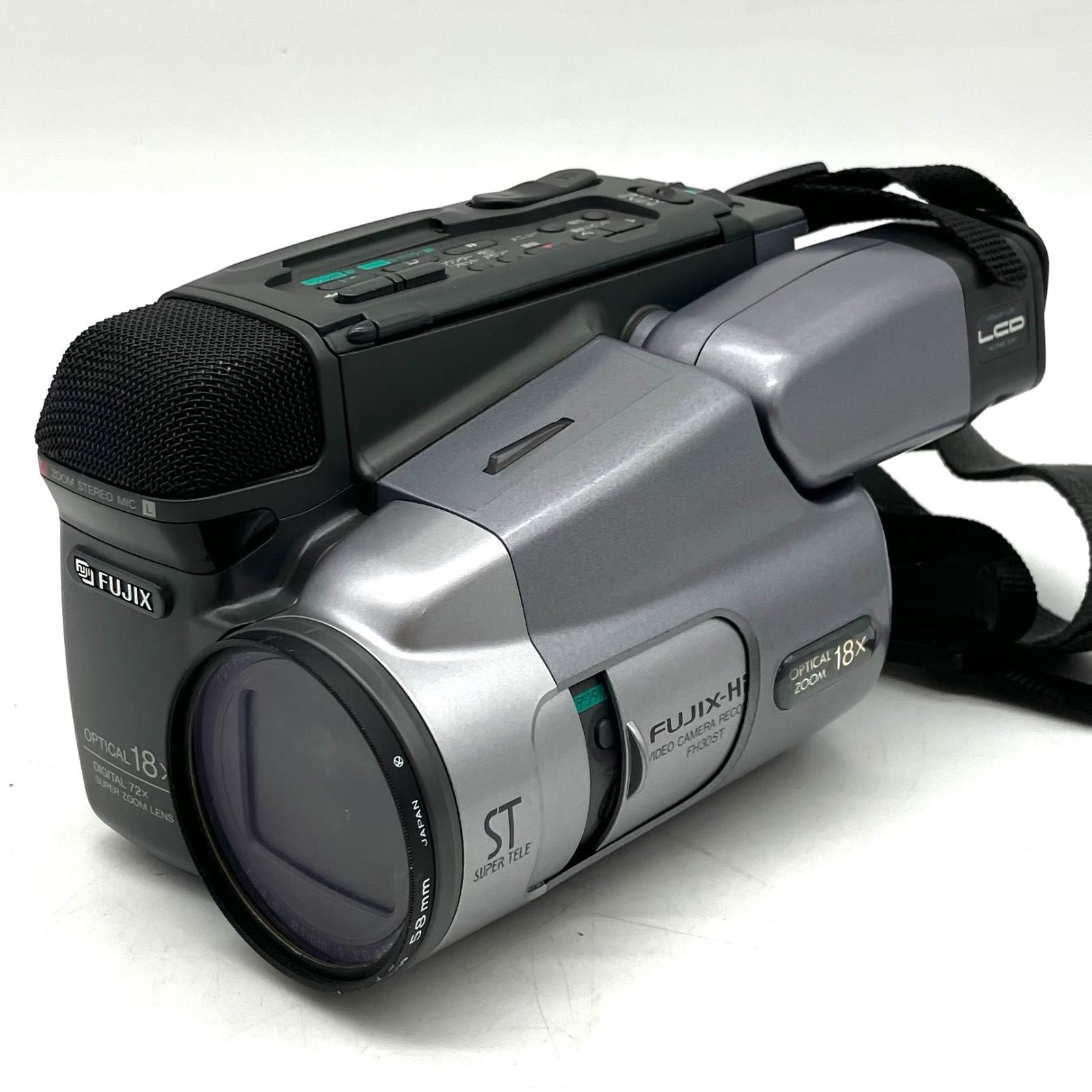 H360【動作未確認】FUJIX Hi8 FH30ST 8㎜ ビデオカメラ 付属品セット