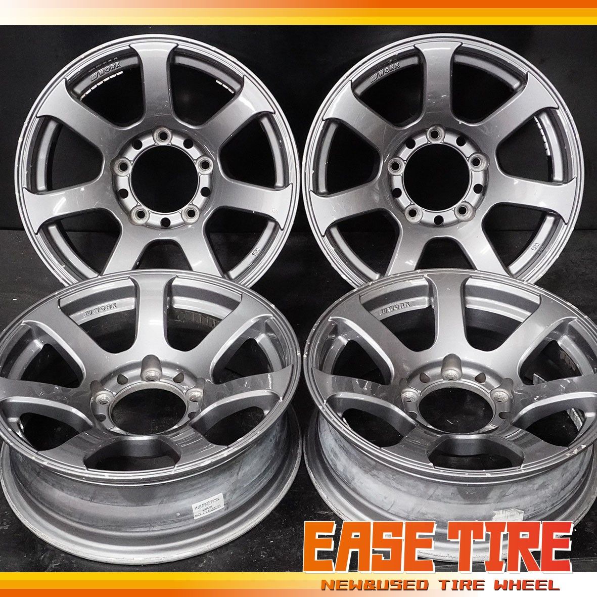 売り切り品 希少 廃番モデル WORK CRAG クラッグ ST7 4本セット 16in 5.5J -20 139.7 5H ジムニー 中古ホイール