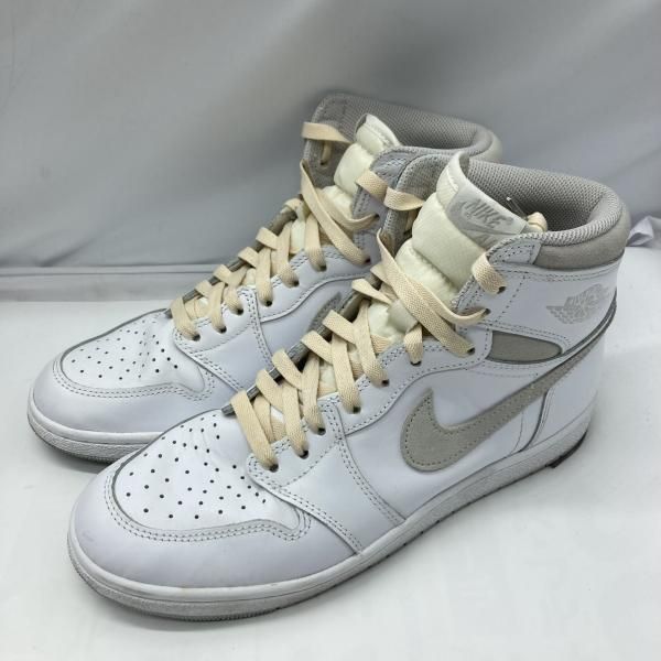 【中古】NIKE AIR JORDAN 1 HIGH 85 Neutral Grey サイズ27.5cm BQ4422-100 ナイキ ホワイト[19][240019532633] 中古】NIKE AIR JORDAN 1 HIGH 85 Neutral Grey サイズ27.5cm BQ4422