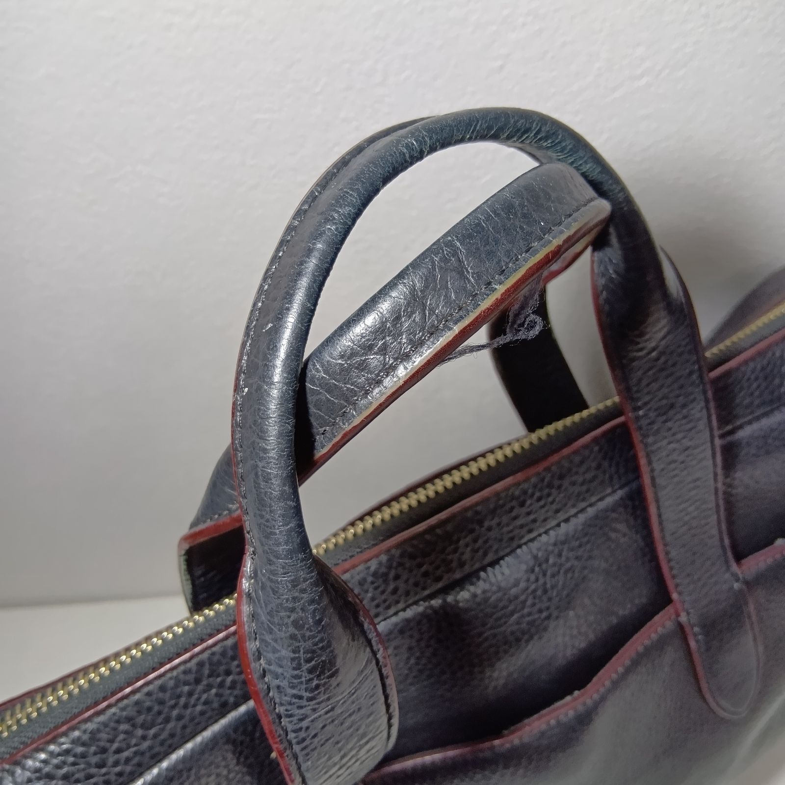 N COACH コーチ ビジネスバッグ ブラック ハミルトン ペブルドレザー