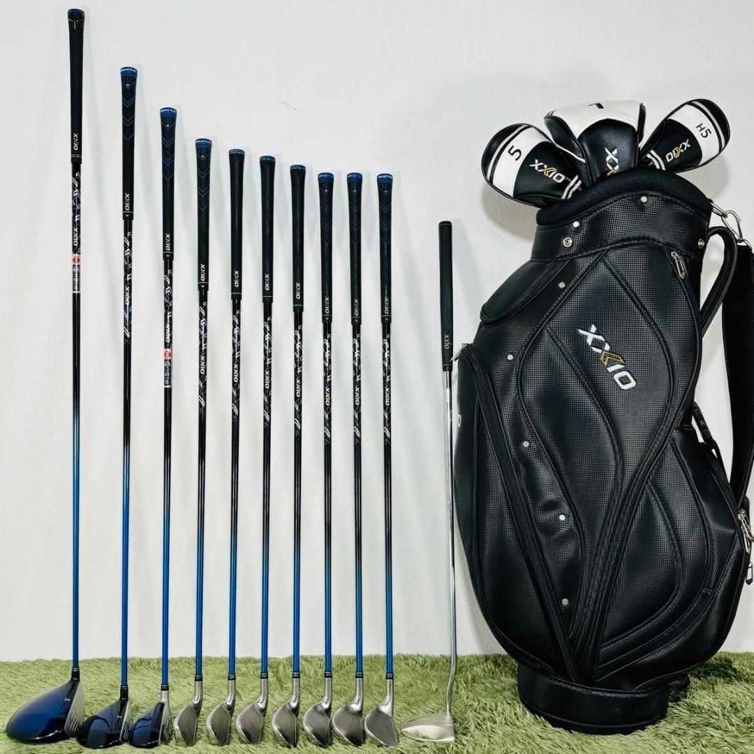 キャディーバッククラブセット（中古品） XXIO ゼクシオ ダンロップ DUNLOP キャディバッグ - キャディ 中古