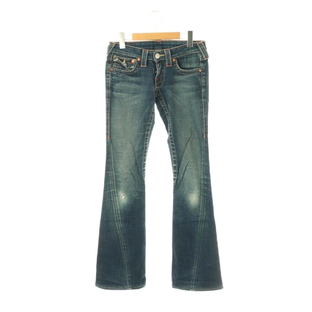 True Religion デニムパンツ ダメージ加工 トゥルーレリジョン TRUE RELIGION JOEY ダメージ加工 ローライズ