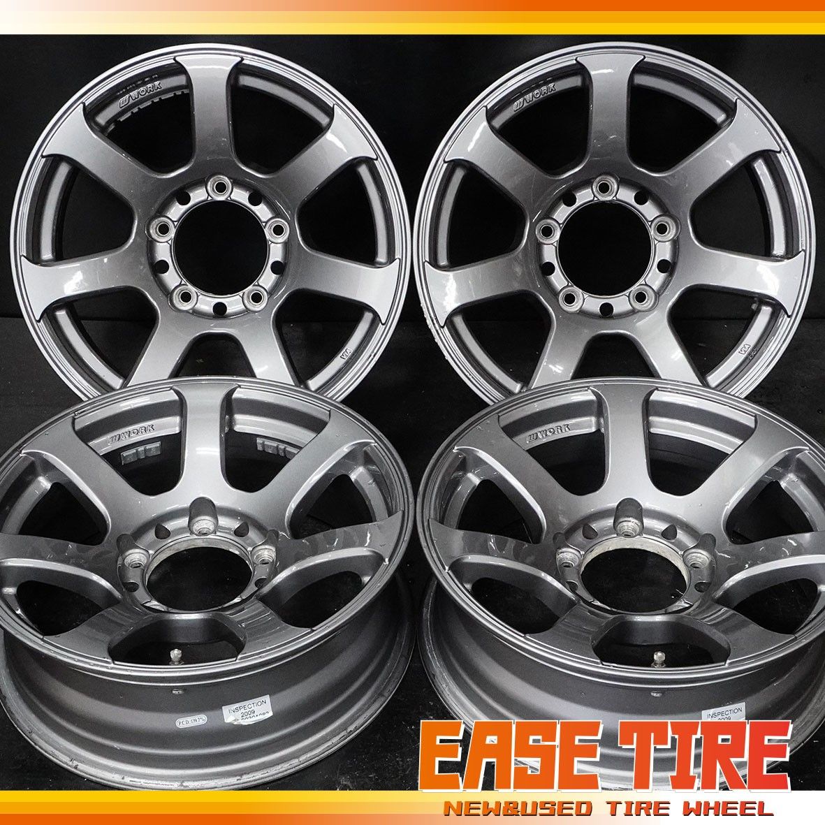 中古ホイール 希少 廃番モデル WORK CRAG クラッグ ST7 16×5.5J -20 139.7 5H 4本 ジムニー 中古ホイール