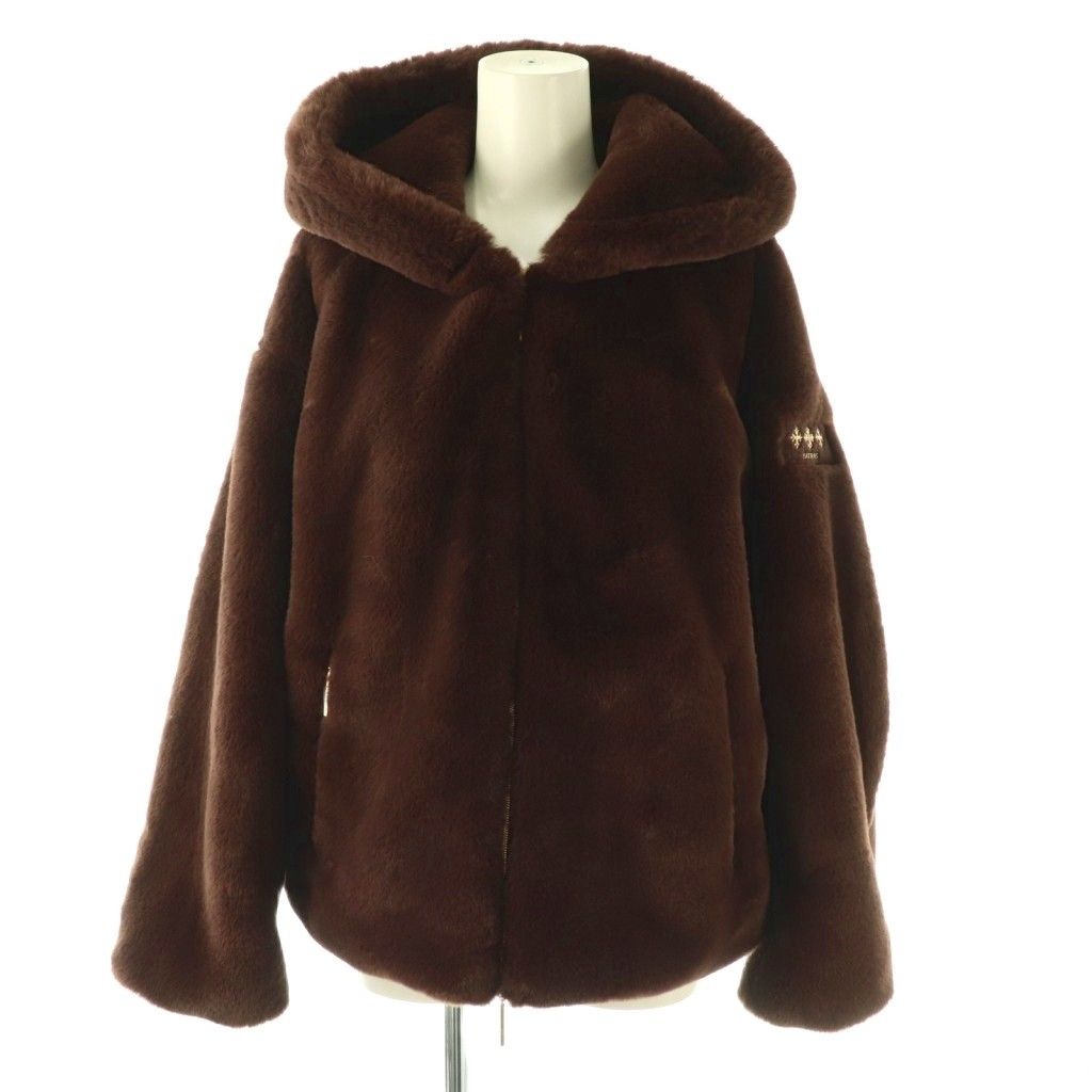 タトラス TATRAS YUMOLA ボアブルゾン ジップアップ 総裏地 1 ブラウン LJXA0039033588 /DO ■OS
