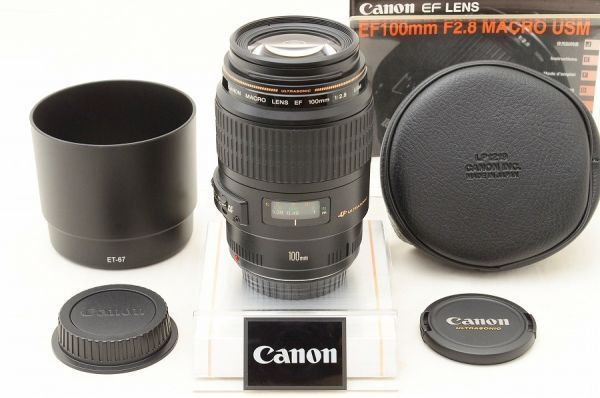 ☆極上美品☆ Canon キャノン EF 100mm F2.8 MACRO USM ♯26050403