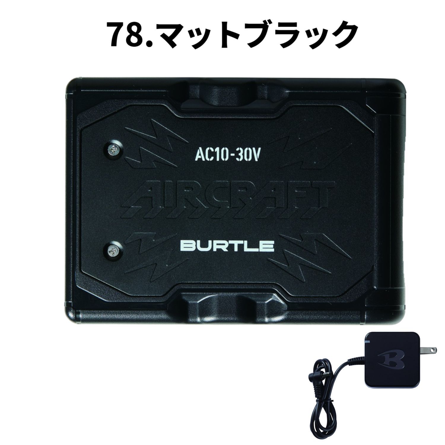 【2026SS新型モデル】バートル AC2106 AC半袖ブルゾン 53.ストームグレー 30Vバッテリー78.マットブラック＆AC10-2ファン SET