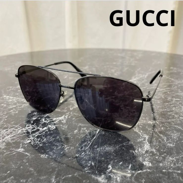 GUCCI グッチ ティアドロップ サングラス GG0410SK 001