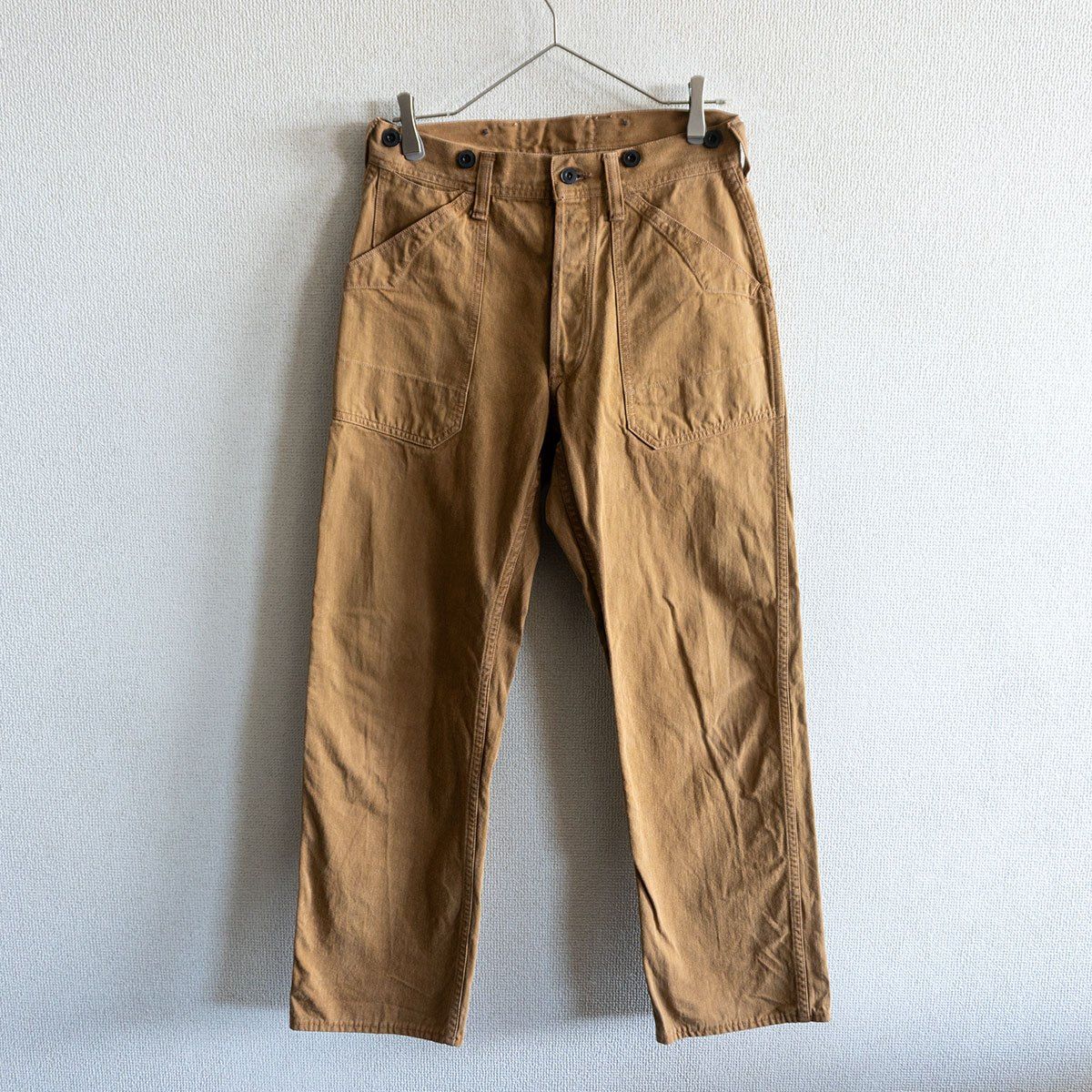 【美品】FREEWHEELERS UNION SPECIAL OVERALLS【STEAM DONKEY OVERALLS】30×32 パンツ フリーホイーラーズ 26050156