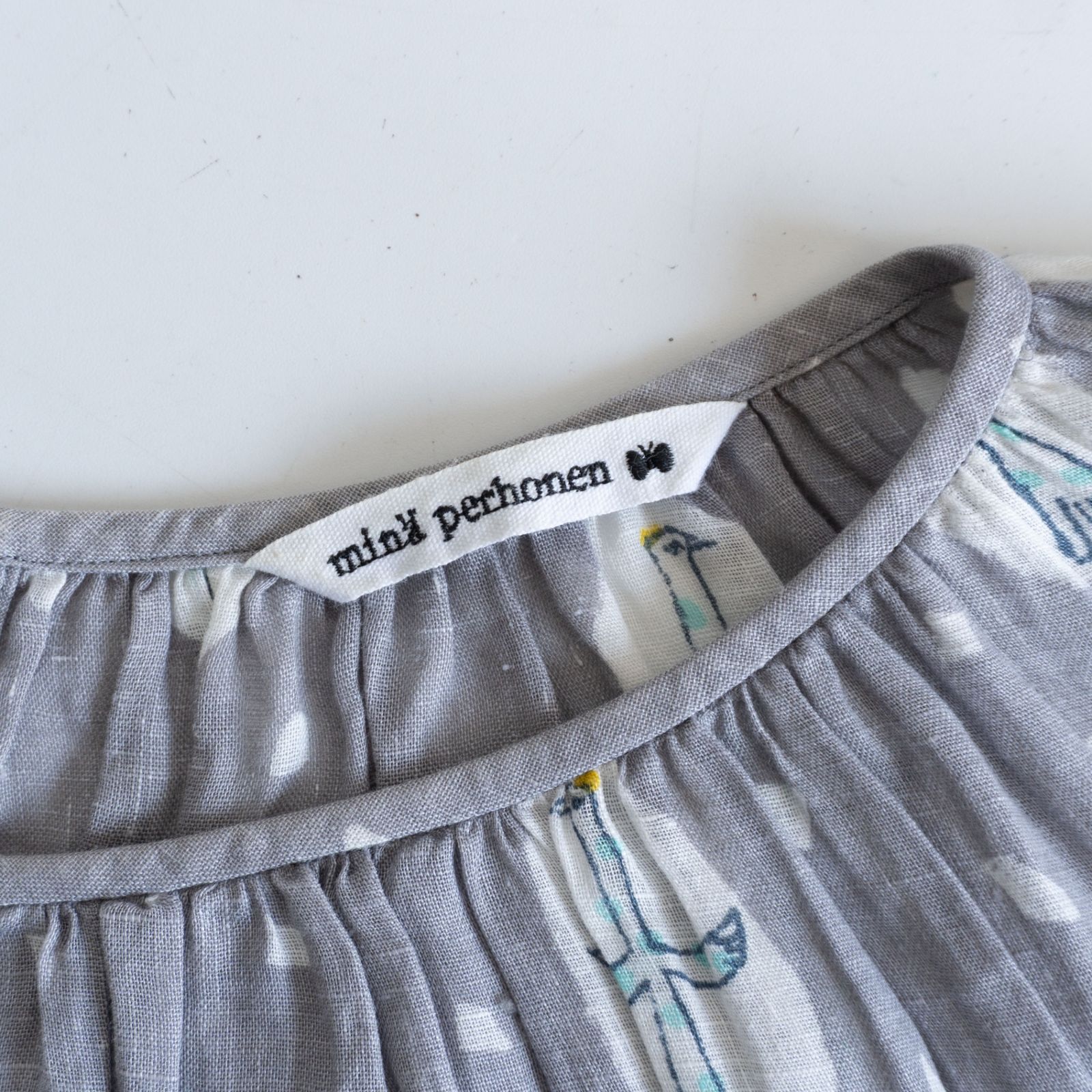 美品】mina perhonen【cross bird ブラウス】38 ミナペルホネン