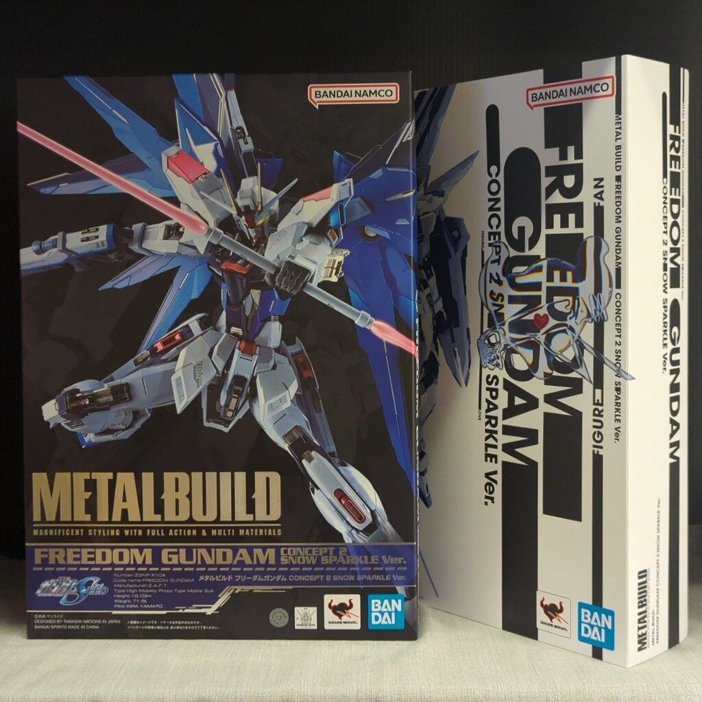 BANDAI SPIRITS METAL BUILD 機動戦士ガンダムSEED フリーダムガンダム CONCEPT 2 SNOW SPARKLE Ver.