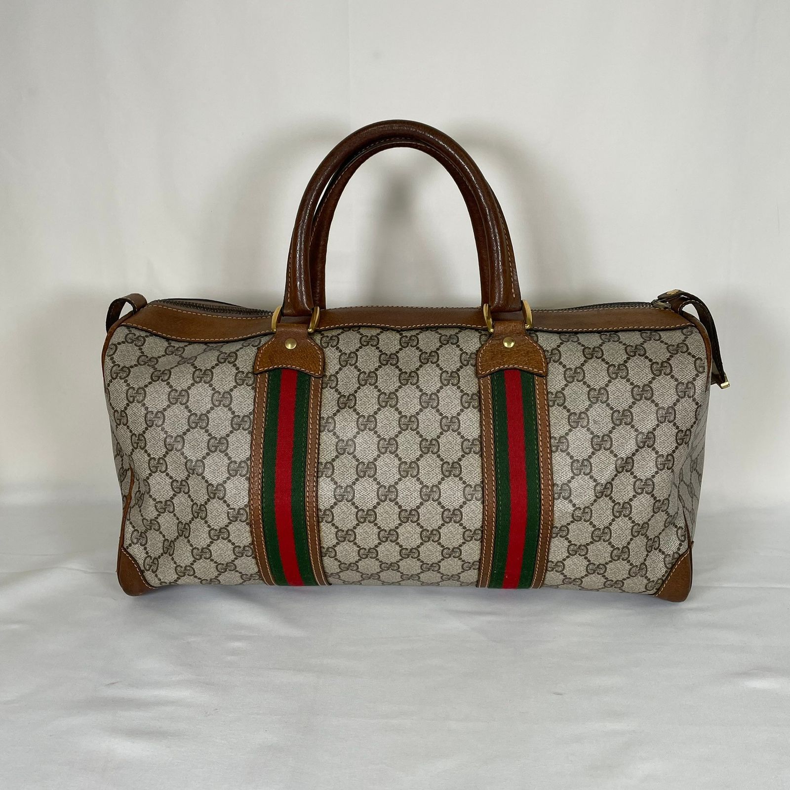 GUCCI グッチ ボストンバッグ オールドグッチ GGスプリームキャンバス 