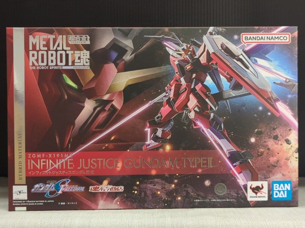 BANDAI SPIRITS METAL ROBOT魂 機動戦士ガンダムSEED FREEDOM インフィニットジャスティスガンダム弐式