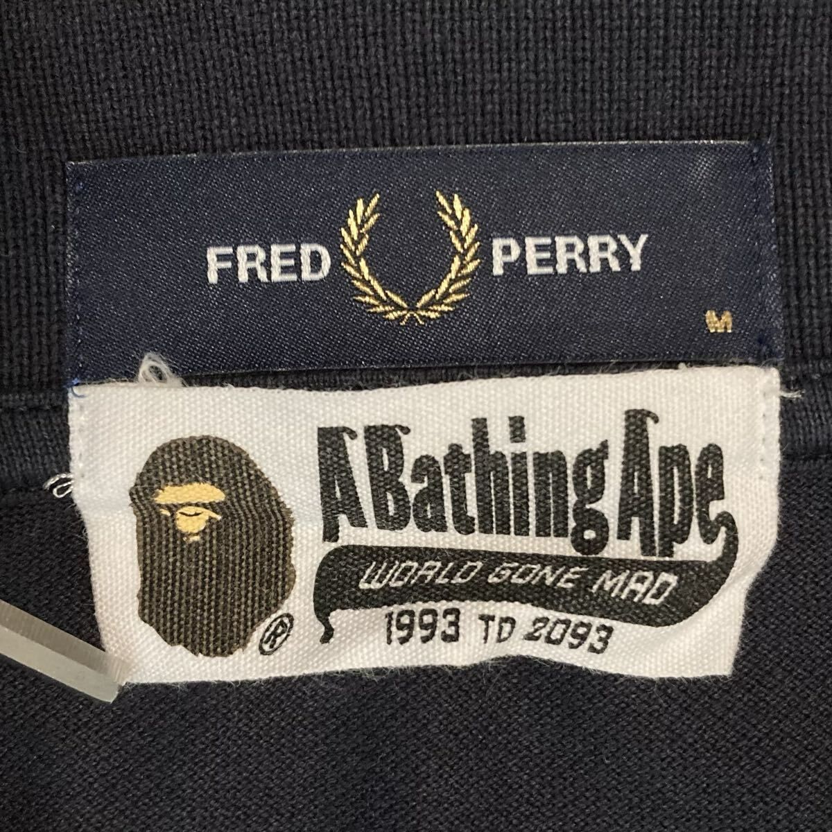 FRED PERRY × BAPE CAMO ポロシャツ Mサイズ a bathing ape POLO SHIRT 