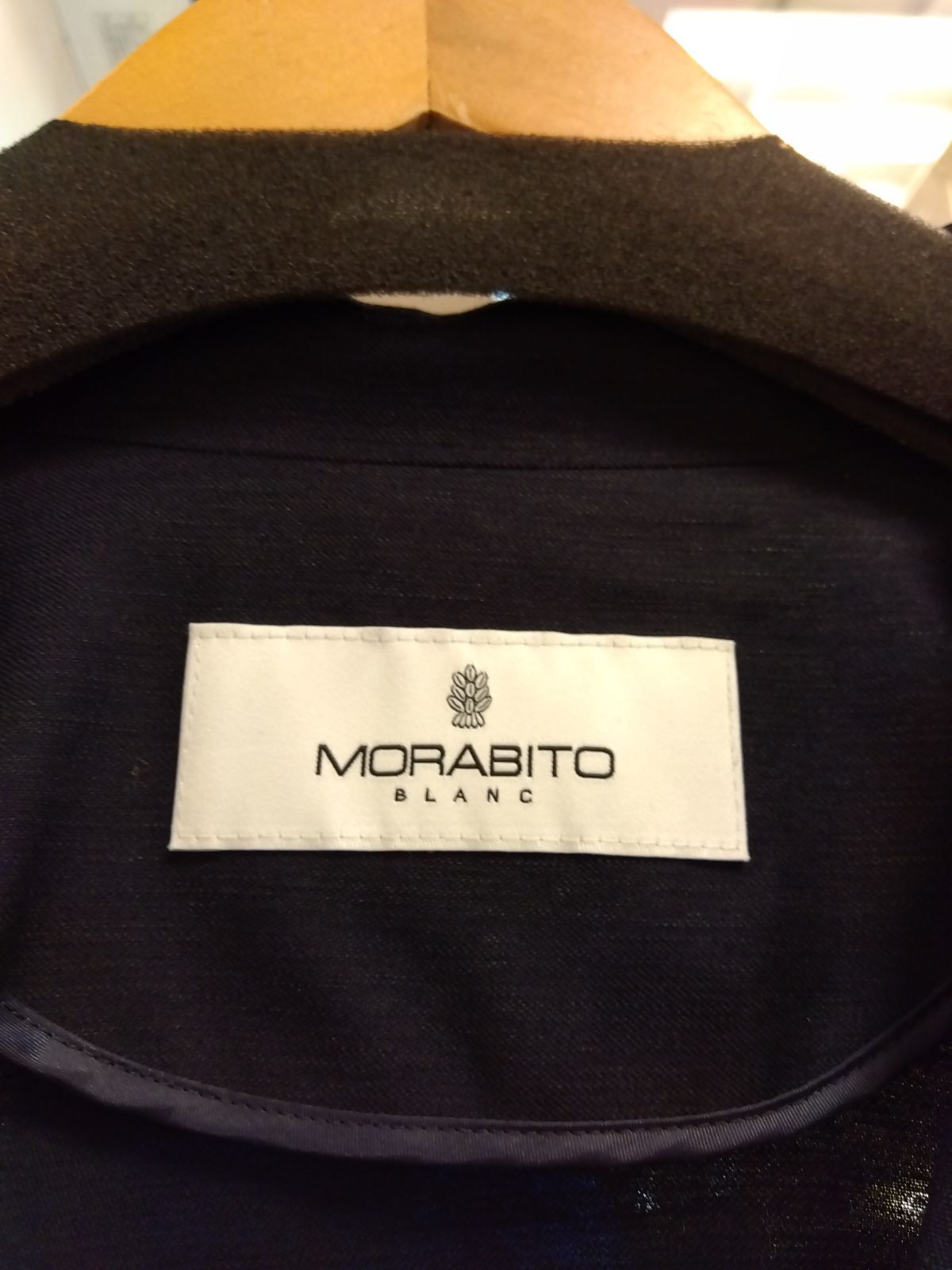 M7 モラビト MORABITO ジャケット サイズ38 ダークネイビー ラグラン