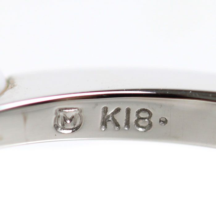 MIKIMOTO ミキモト K18WG ホワイトゴールド リング・指輪 PR-1426