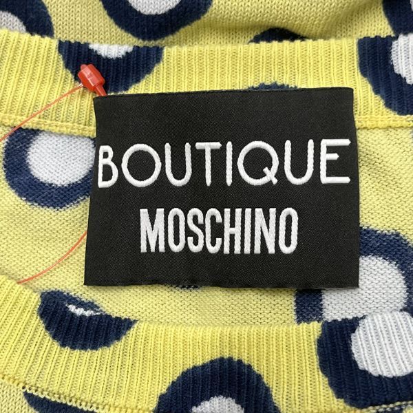 ブティックモスキーノ BOUTIQUE MOSCHINO ニット ◇ ブティックモスキーノ BOUTIQUE MOSCHINO ニットトップス 長袖 総柄