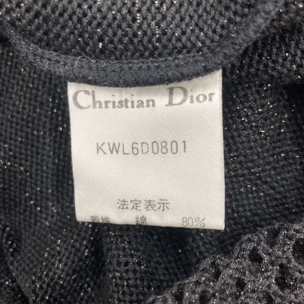 ○□ クリスチャンディオール Dior メッシュニット ワンピース