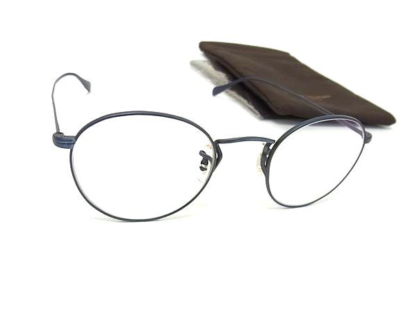 ■新品同様■ OLIVER PEOPLES オリバーピープルズ 47□22 145 コルリッジ 度入り メガネ めがね 眼鏡 ネイビー系 FV7930