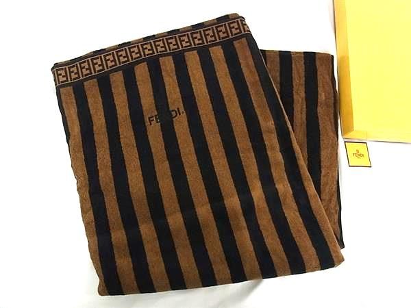 □新品同様□ FENDI フェンディ ズッカ柄 ペカン柄 コットン100