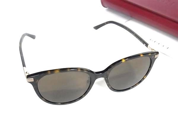 ■新品■未使用■ GUCCI グッチ GG1452K シェリーライン サングラス メガネ 眼鏡 レディース メンズ ブラウン系 HA4479