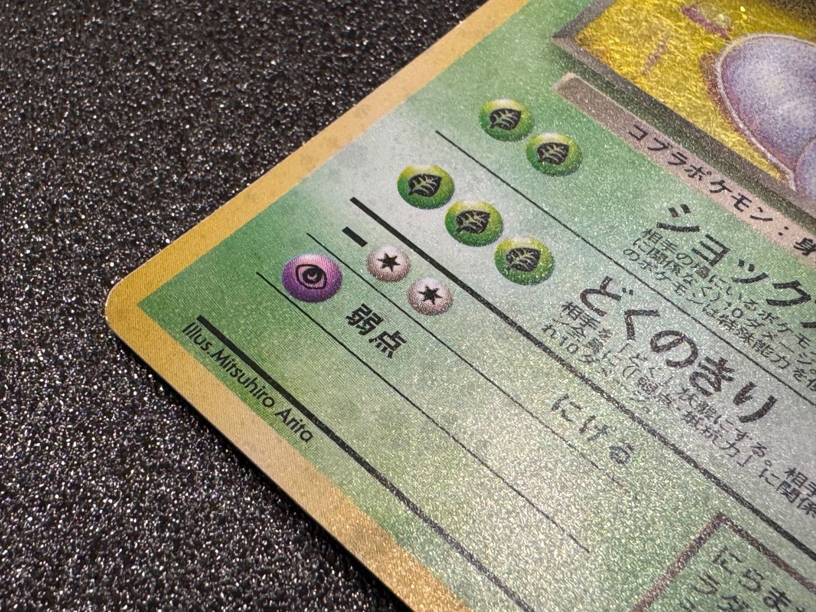 旧裏】わるいアーボック Lv.25 ☆ No.073 ポケモンカード【送料無料